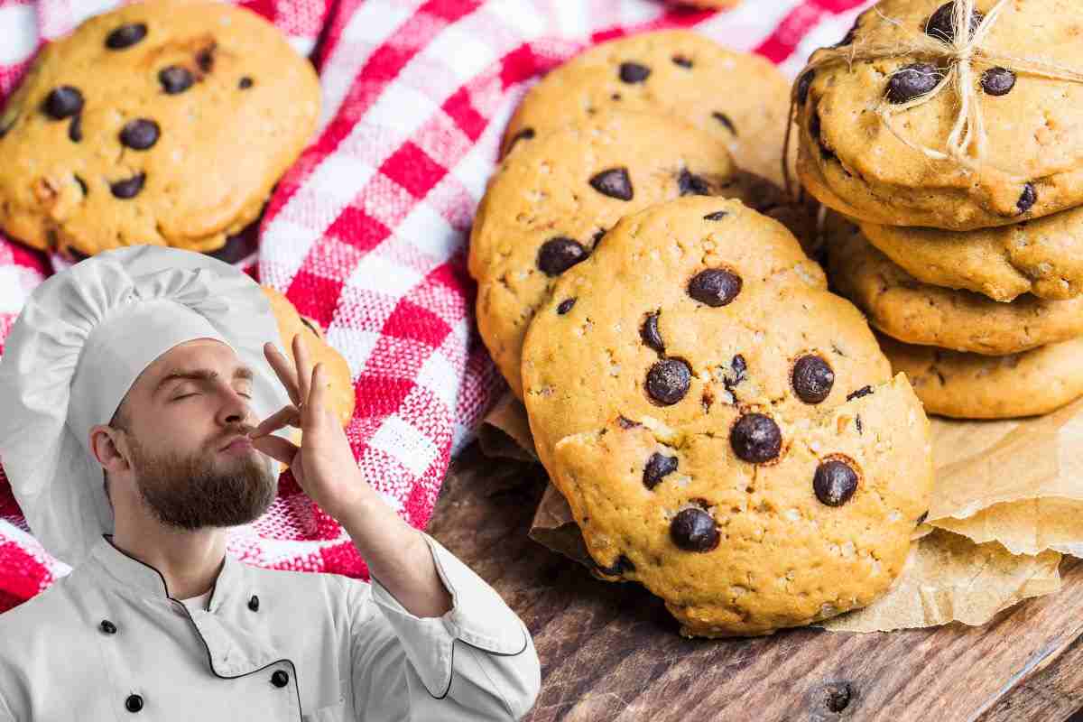 Ricetta biscotti cioccolato avena