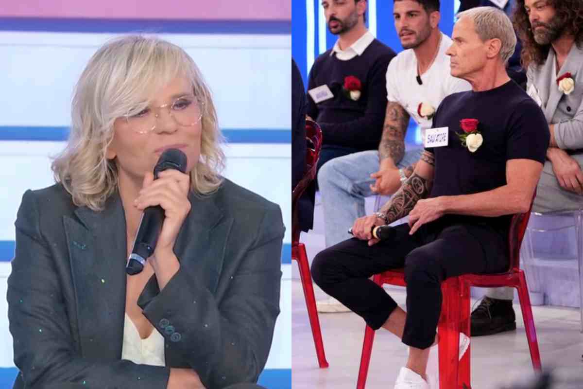 uomini e donne reazione di maria de filippi