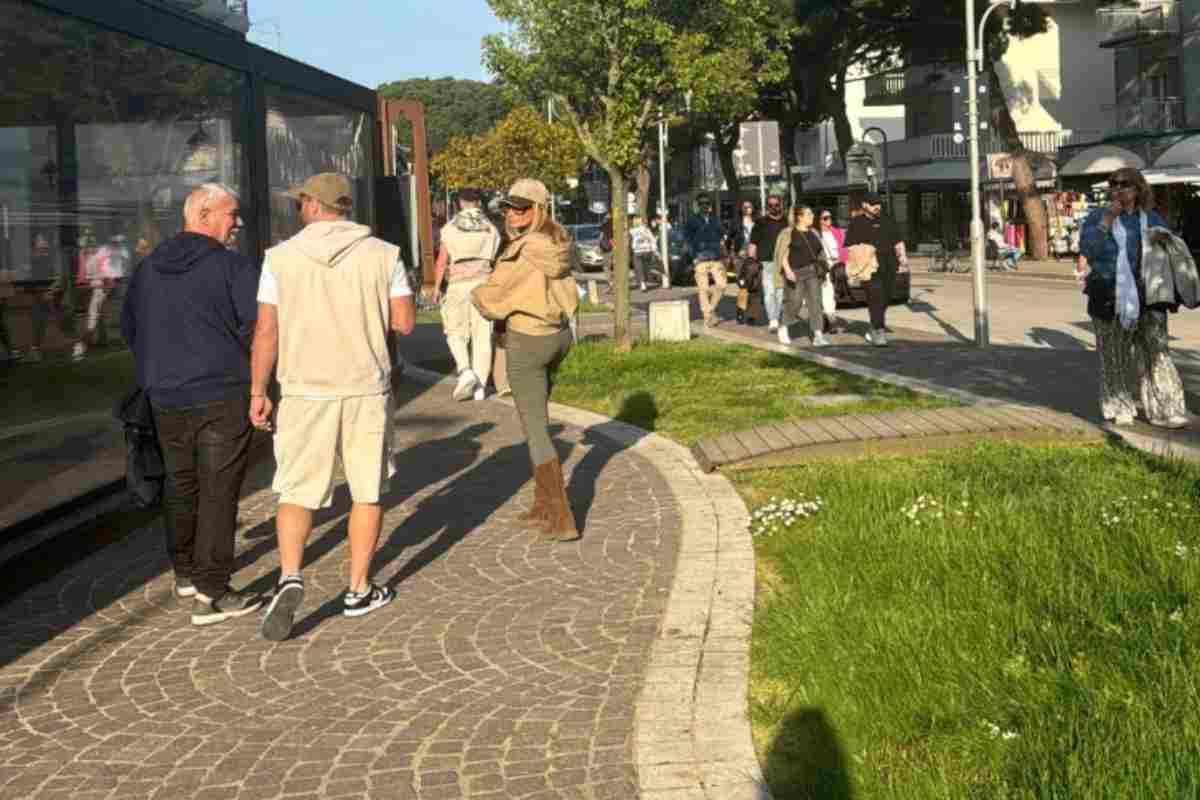 Sergio in vacanza con la famiglia di Greta